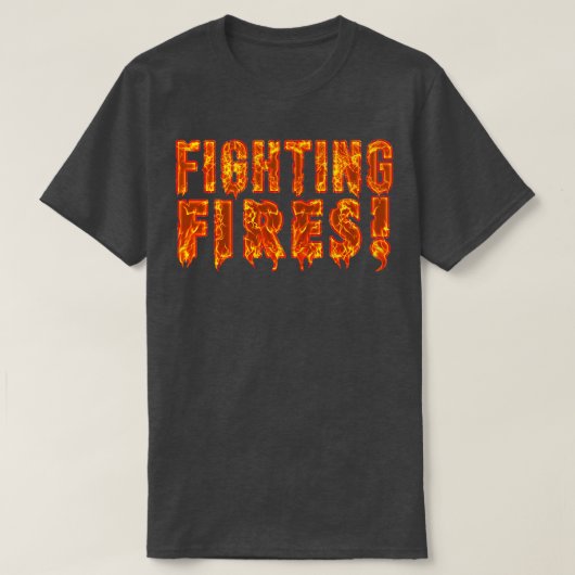 T-shirt Pompier Fighter Fires 1 (Design devant)
