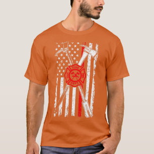 T-shirt Pompier Fils Cadeaux Patriotiques Ax Halligan Minc