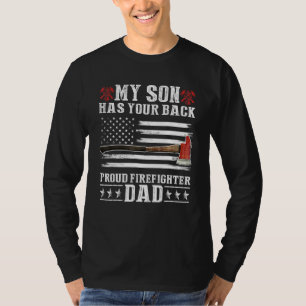 T-shirt Pompier Mon Fils A Votre Fier Pompier Papa