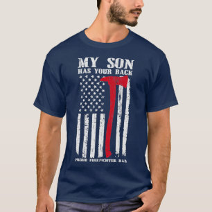 T-shirt Pompier Mon Fils A Votre Fier Pompier Papa