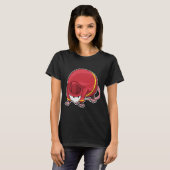 T-shirt Pompier Opossum Service d'incendie (Devant entier)