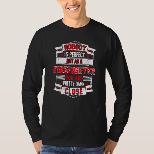 T-shirt Pompier papa pompier (Devant)