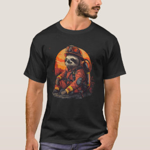 T-shirt Pompier Paresseux Drôle de Paresseux