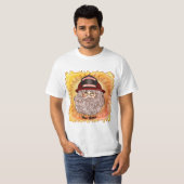 T-shirt Pompier père Noël (Devant entier)