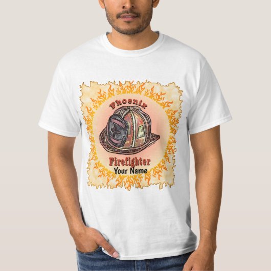 T-shirt pompier Phoenix (Devant)