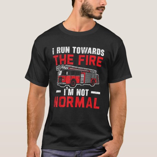 T-shirt Pompier Pompier Pompier Pompier Pompier Firet (Devant)