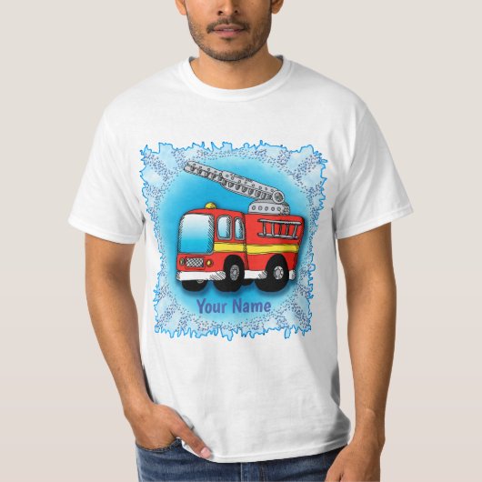 T-shirt Pompier Putt Putt Camion (Devant)