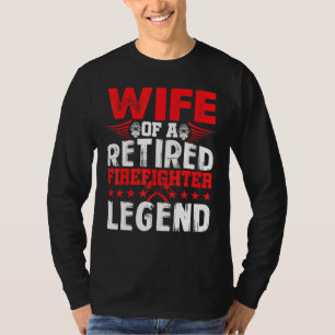 T-shirt Pompier retraité femme pompier retraite