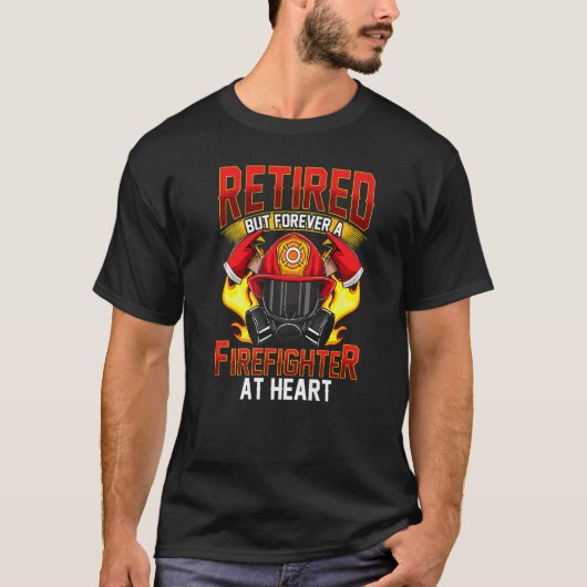 T-shirt Pompier retraité pompier pompier pompier (Devant)