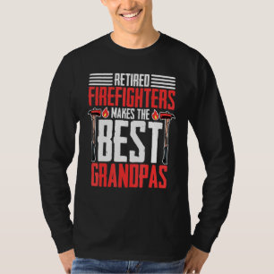 T-shirt Pompier retraité pompier retraité grand-père Fir