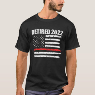 T-shirt Pompier retraité, tenue de retraite de pompier