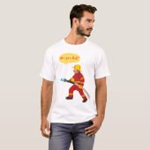 T-shirt pompier, tu as chaud ? (Devant entier)