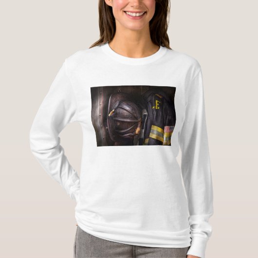 T-shirt Pompier - Usé et utilisé (Devant)