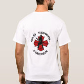 T-shirt Pompiers de vieille école (Dos)