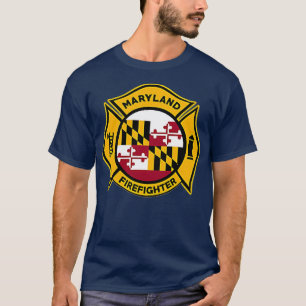 T-shirt Pompiers du Maryland Pompiers Pompiers Pompiers