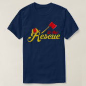 T-shirt Pompiers Gaffer secourir casque de secours casque (Design devant)