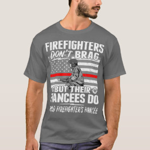T-shirt Pompiers ne Brag Fière Pompier Cadeau