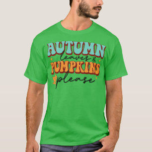 T-shirt Pompon Autumn Leaves