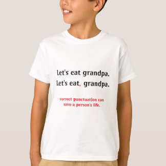T-shirt Ponctuation correcte FTW !
