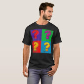 T-shirt Ponctuation grammaticale Marqueurs de question Ret (Devant entier)
