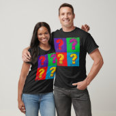 T-shirt Ponctuation grammaticale Marqueurs de question Ret (Unisexe)
