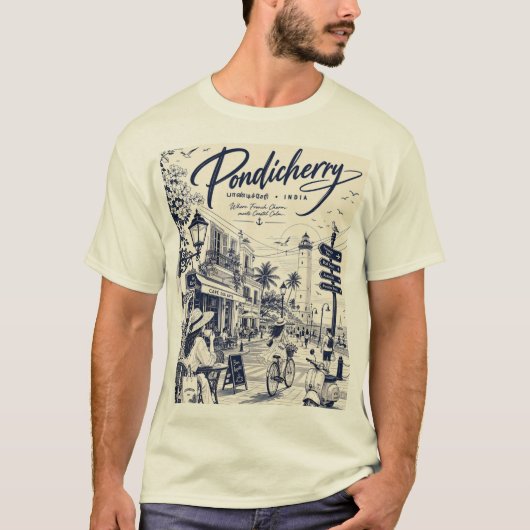 T-shirt Pondichéry (Devant)