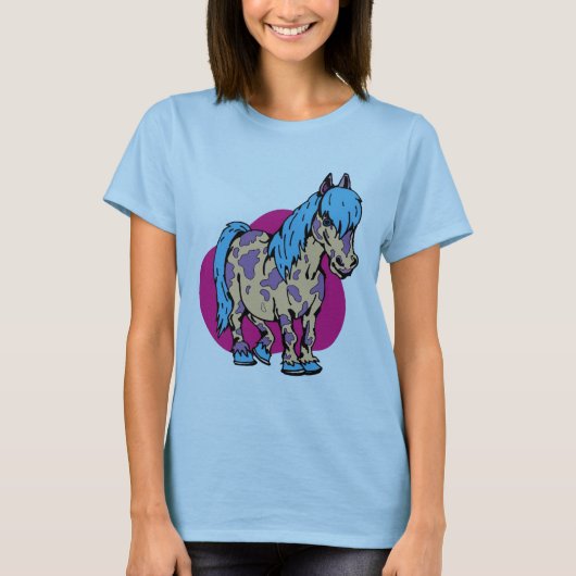 T-shirt Poney drôle (Devant)