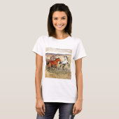 T-shirt Poney en jeu (Devant entier)