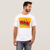 T-shirt Pong de bière (Devant entier)