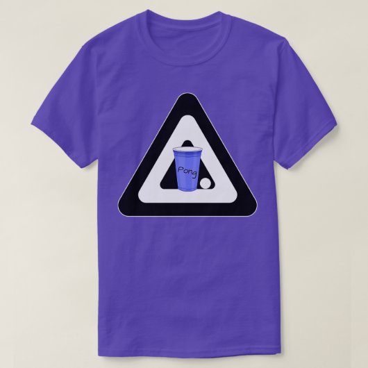 T-shirt Pong de bière 1 (Design devant)