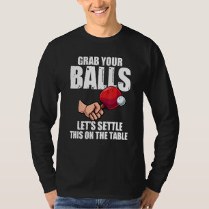 T-shirt Pong De Tennis De Table