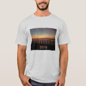T-shirt Pont 2016 au coucher du soleil (Devant)