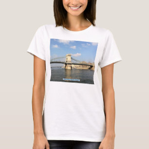 T-shirt Pont à chaînes, Budapest, Hongrie
