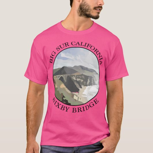 T-shirt Pont Big Sur Bixby (Devant)