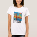 T-shirt Pont Coloré Golden Gate San Francisco Voyage<br><div class="desc">Pont coloré Golden Gate San Francisco Voyage T-Shirt. Un des temps forts de San Francisco.</div>