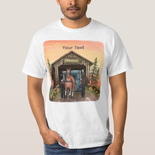 T-shirt Pont couvert de Sunrise (Devant)