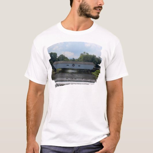 T-shirt Pont couvert d'Elizabethton (Devant)