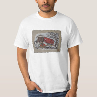 T-shirt Pont couvert et Sleigh