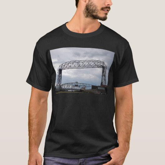 T-shirt Pont d'ascenseur aérien de parc de canal (Devant)