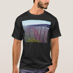 T-shirt Pont de gorge de nouvelle rivière