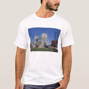 T-shirt Pont de la Tour, Tamise, Londres, Angleterre