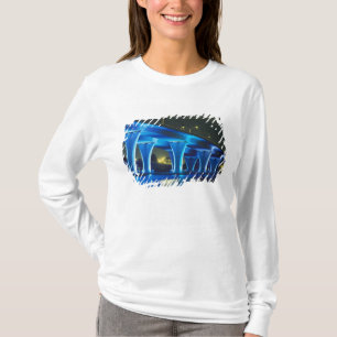 T-shirt Pont de nuit au port de Miami, Floride