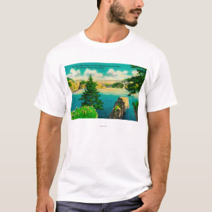 T-shirt Pont de passage de duperie, Fidalgo et île de
