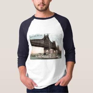 T-shirt Pont de Queensboro, cru 1915 de New York City