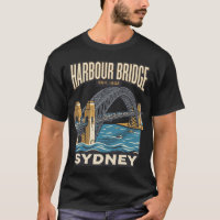 Pont de Sydney Harbour Sydney Australie Vintage Tr