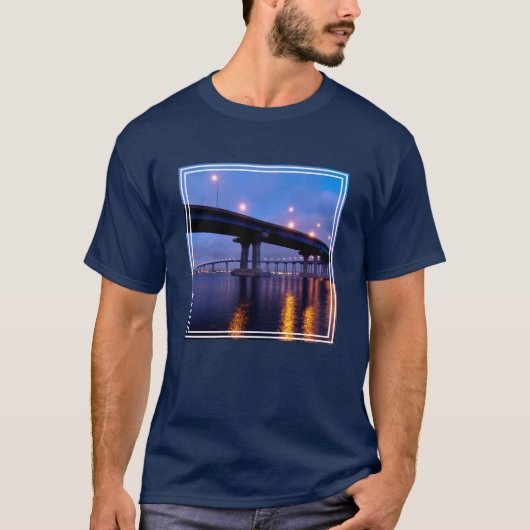 T-shirt Pont du Coronado à Dusk (Devant)
