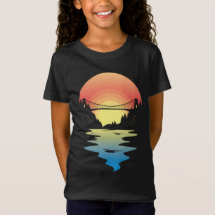 T-Shirt Pont du coucher de soleil
