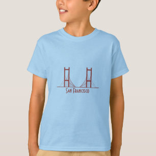 T-shirt Pont du Golden Gate de San Francisco