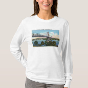 T-shirt Pont du Mi-Hudson à historique national de