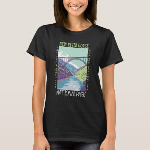 T-shirt Pont du parc national de la Nouvelle-Gorge Vi en d
